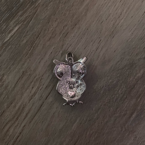 Silver owl charm - Picture 2 of 2